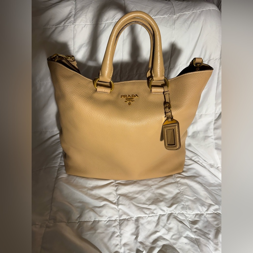Prada Tan Leather Women's Bag